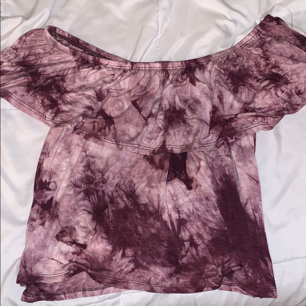 American Eagle off-the-shoulder shirt